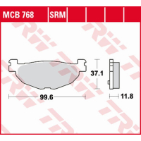 Klocki hamulcowe TRW MCB 768 LF - Yamaha