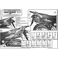Stelaż Kufrów Bocznych Monokey Honda Xl 600v Transalp `94-99 - Również Pod Kufry Monokey Retro-Fit K-Venture Alu Oraz K'mission Alu